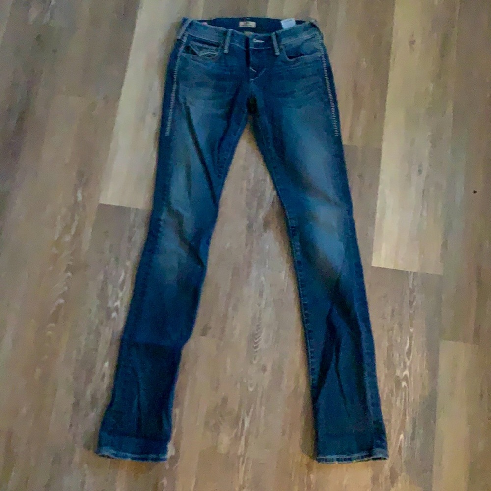 True Religion Cobra Mid Rise Straight Jeans